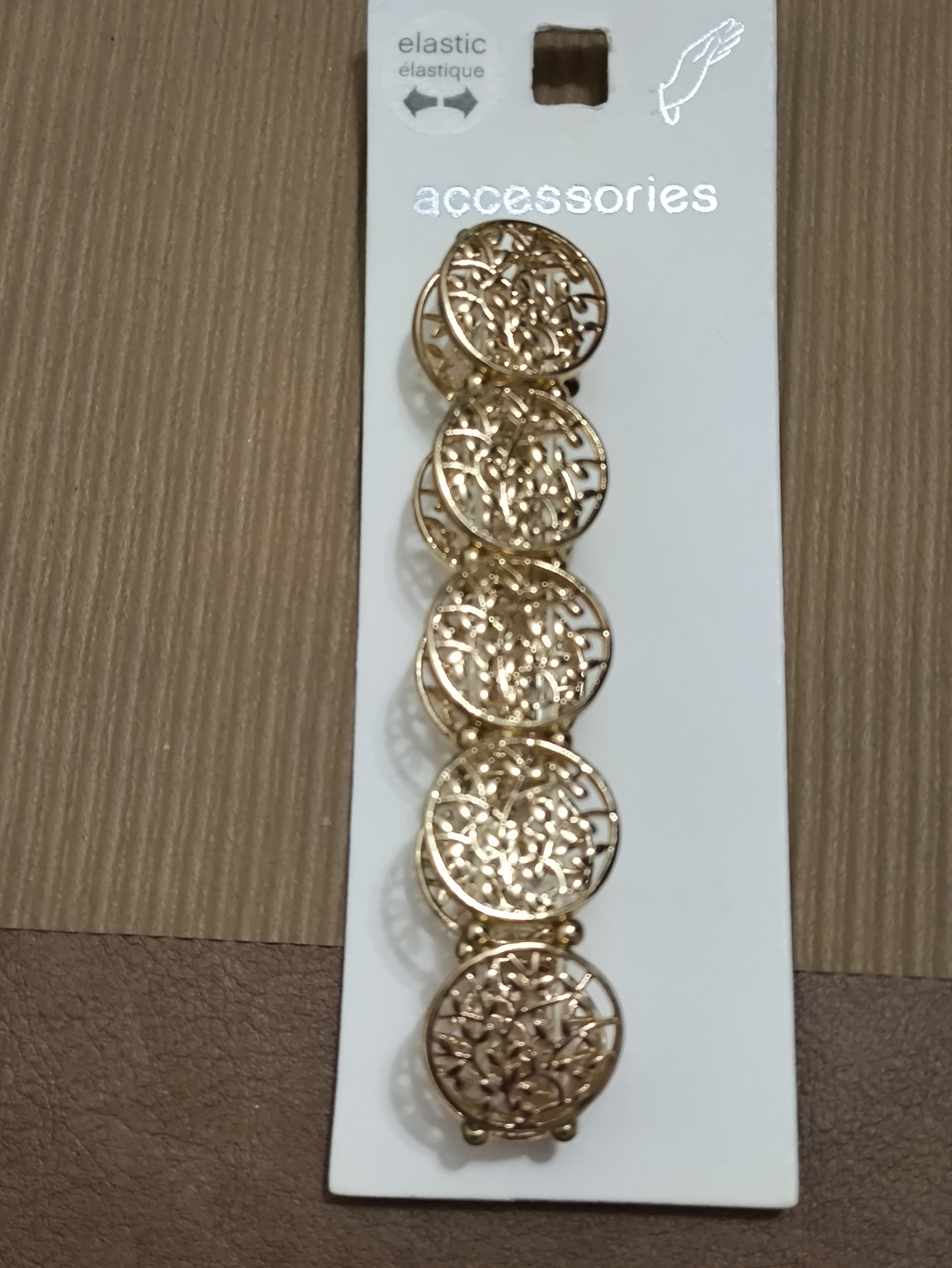 دستبند طرح دار استیل کشی فری سایز کد ۱