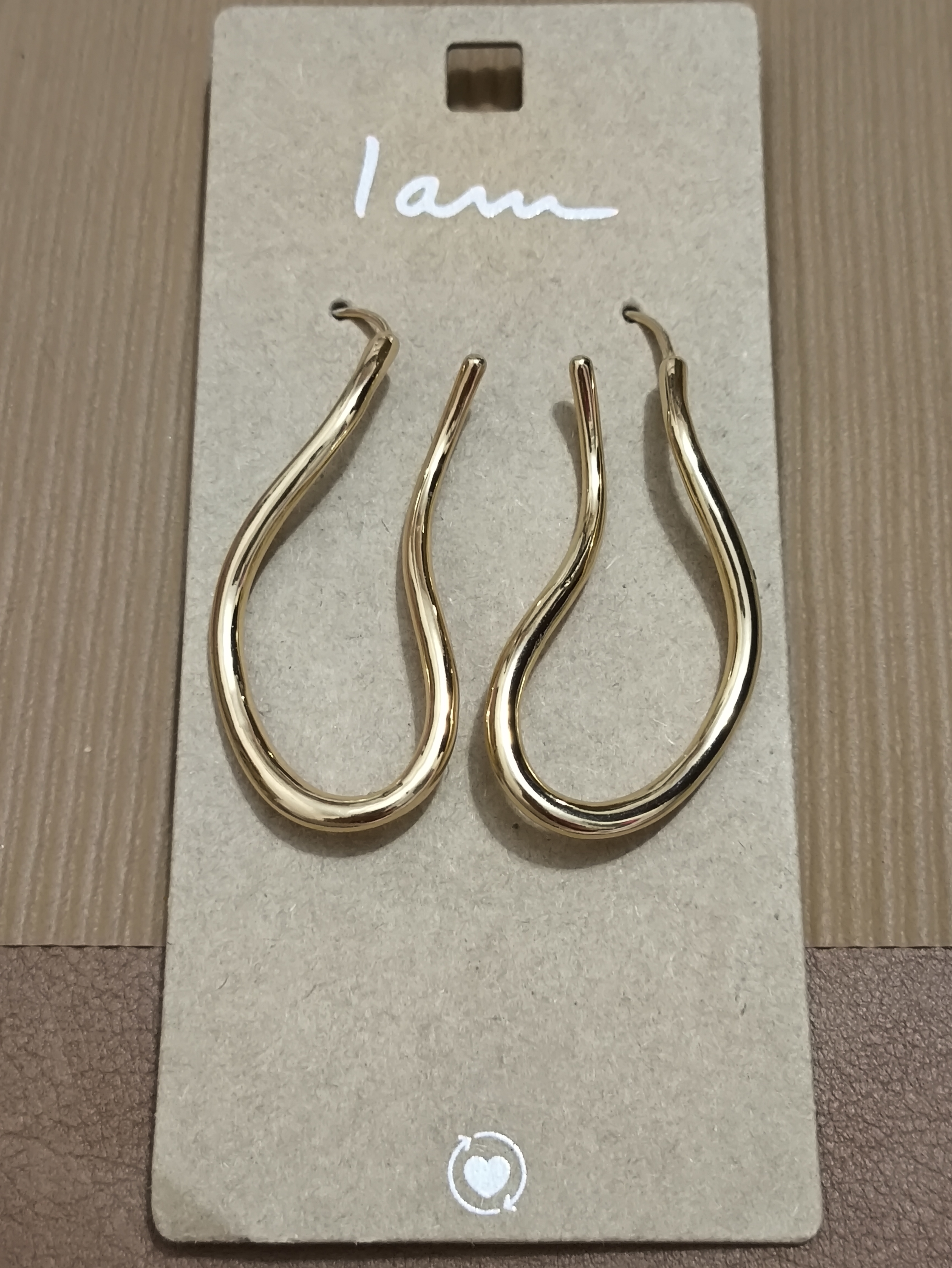گوشواره استیل طرح دفرمه کد ۲